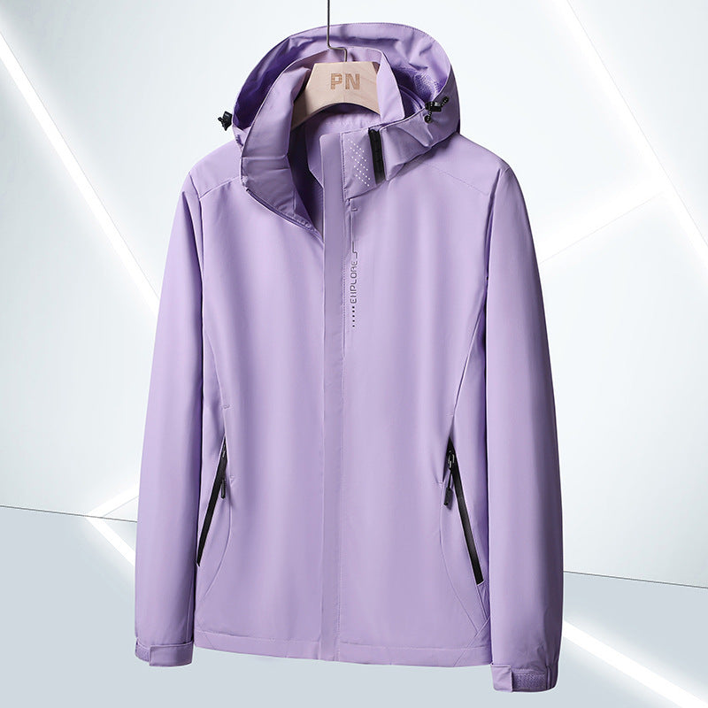 Men's Lightweight Softshell Functional Jacket with Breathable Mesh Lining and Adjustable Hood Mune Fashion