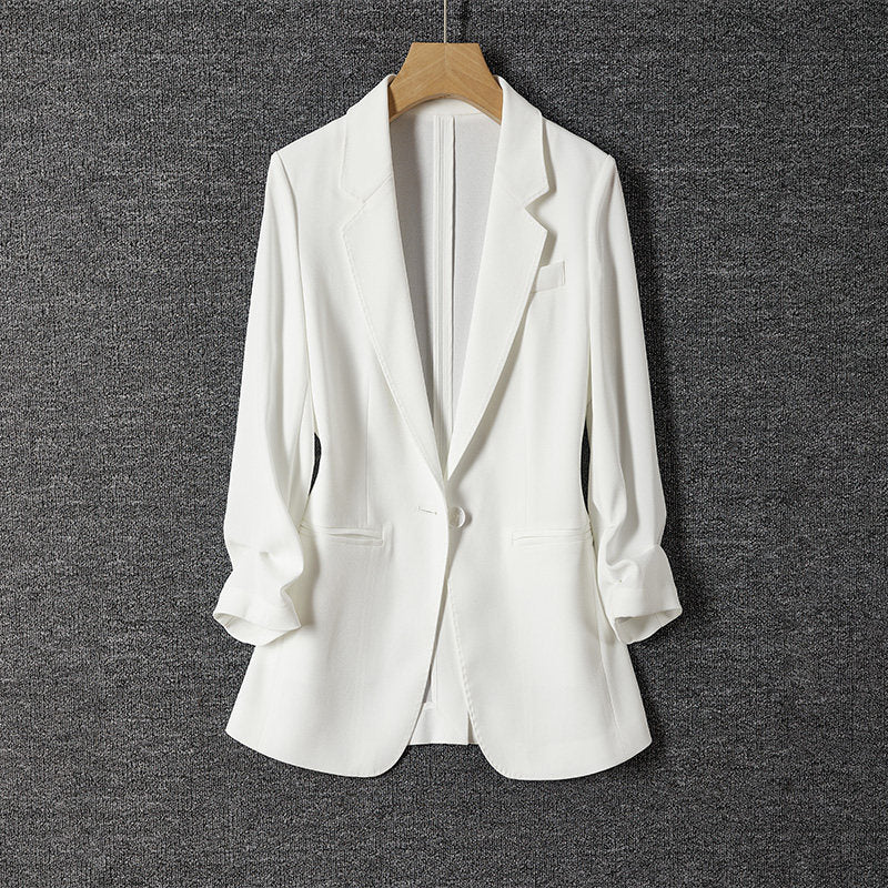 Ladies Elegant Blazer with Casual Cut Mune Fashion 1789268885