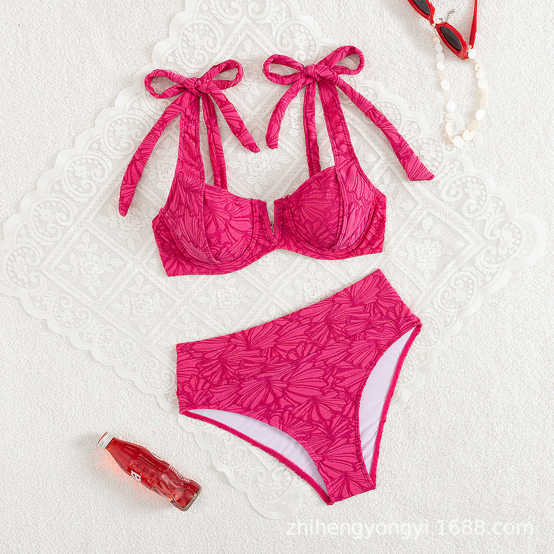 Women Push-Up Bikini with playful bow design Mune Fashion