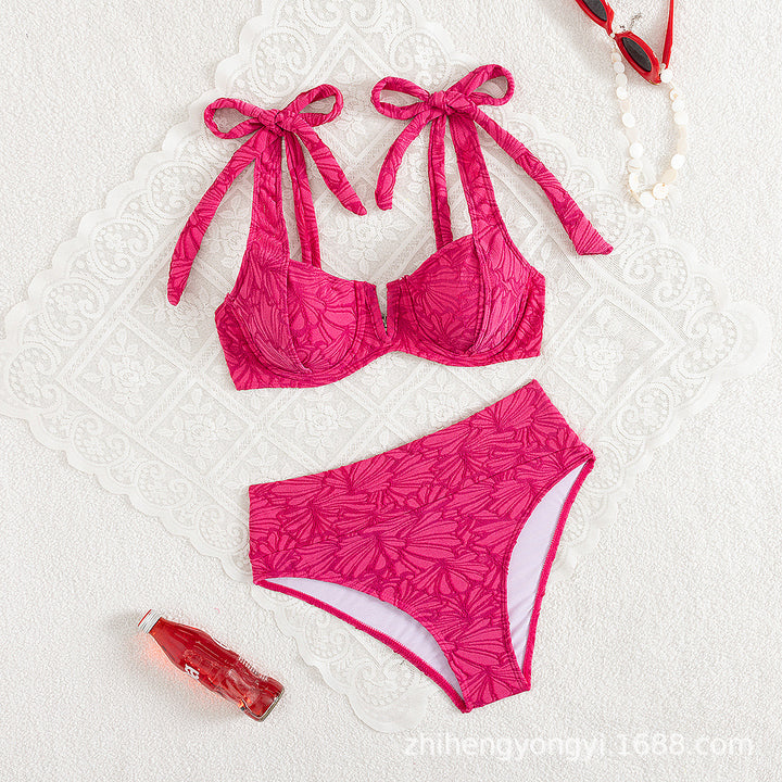 Women Push-Up Bikini with playful bow design Mune Fashion