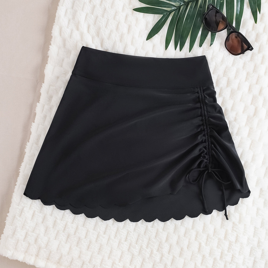 Ladies Ruffled Swim Skirt Mune Fashion