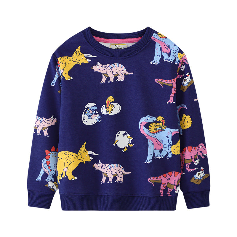 Boys sweatshirt with colorful dinosaur pattern Mune Fashion
