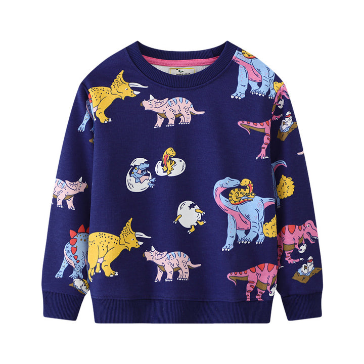 Boys sweatshirt with colorful dinosaur pattern Mune Fashion