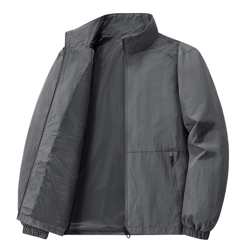 Men's Lightweight Summer Jacket with Breathable Mesh Lining Mune Fashion