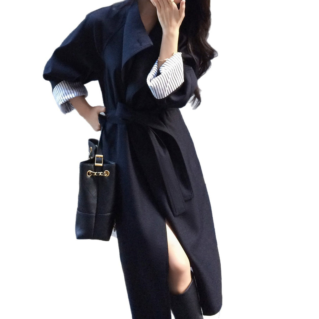 Women Stylish Plus Size Trench Coat Mune Fashion