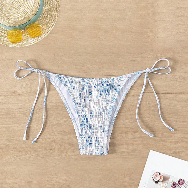 Women's bikini briefs with ruffles and adjustable ties Mune Fashion