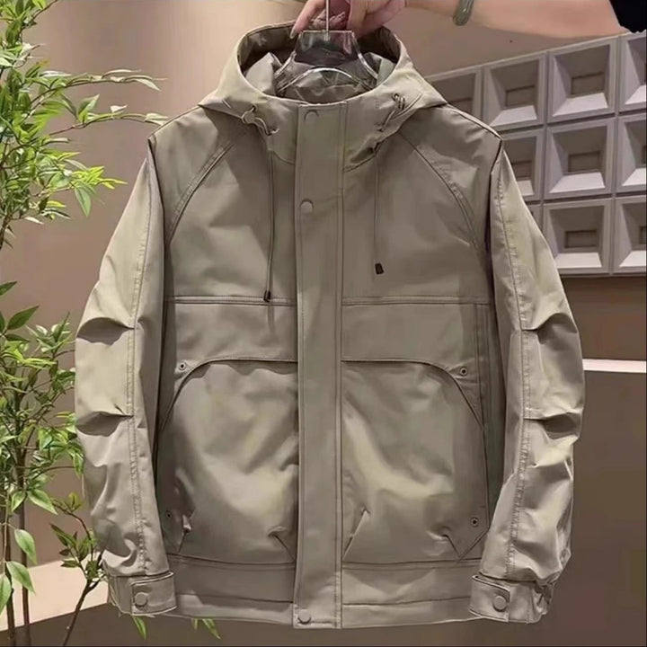 Men's Fashion Leisure Jacket with Hood Mune Fashion
