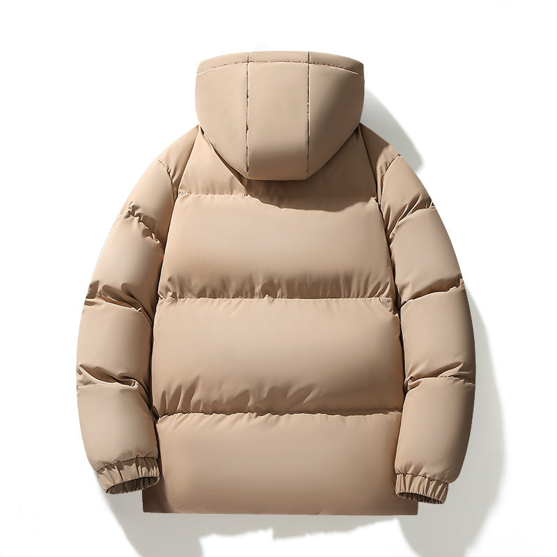Men's urban hooded quilted jacket with matte surface and insulating filling Mune Fashion