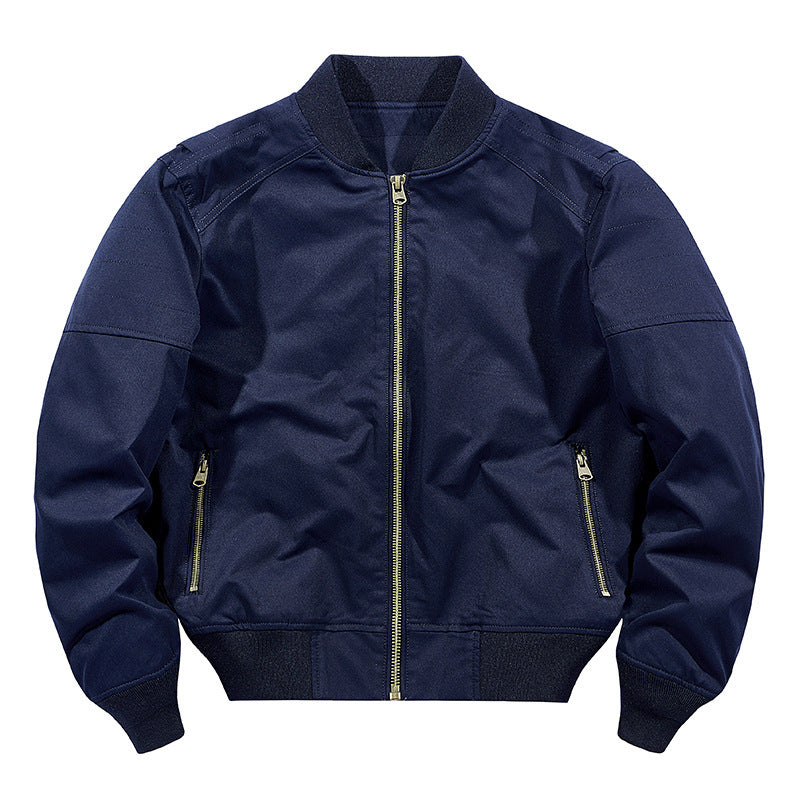 Men's lightweight bomber jacket in utility canvas with ribbed cuffs Mune Fashion