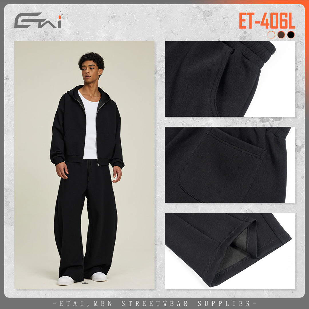 Women's loose-fitting jogging pants with elastic waist, drawstring, and side pockets Mune Fashion
