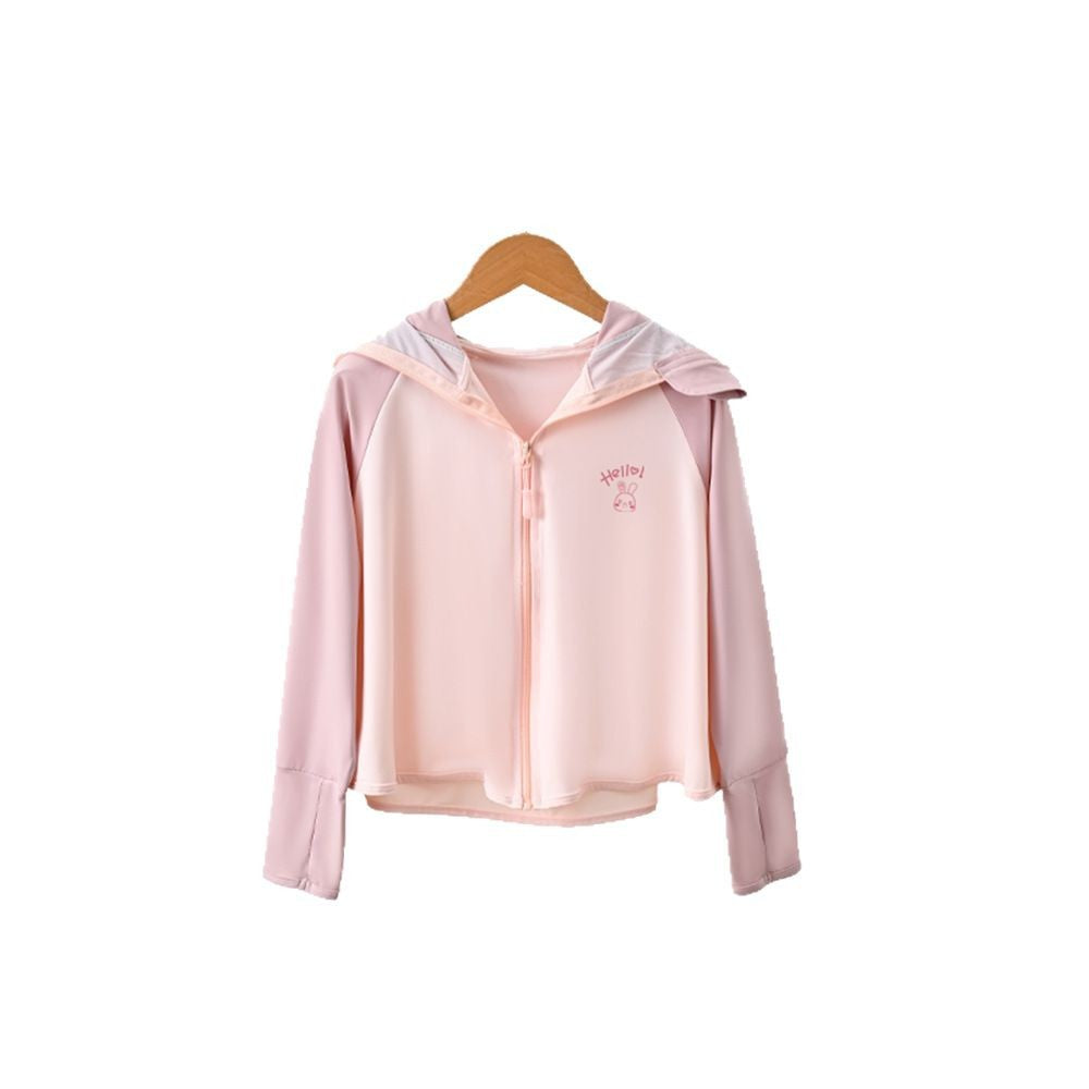 Girl lightweight sun jacket with hood Mune Fashion
