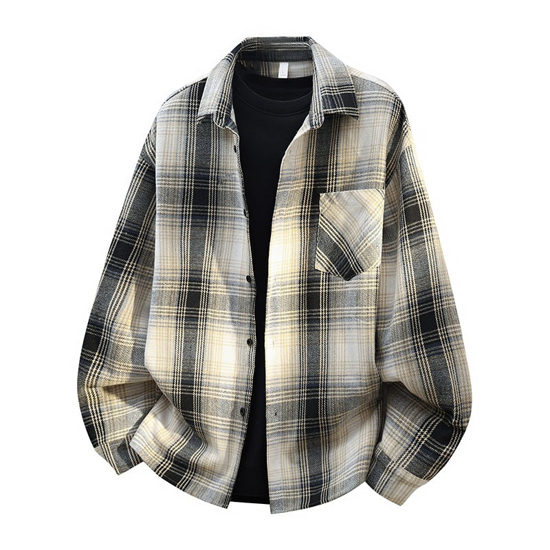 Men's Checkered Casual Shirt Mune Fashion