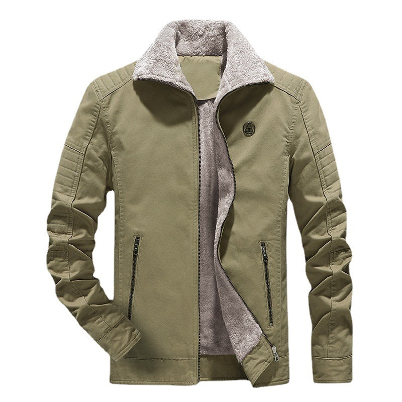 Men's hybrid flight jacket with teddy fleece lining and quilted sleeve yoke Mune Fashion