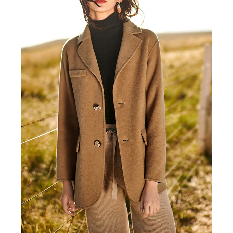 Ladies Elegant Wool Blazer with Timeless Cut Mune Fashion