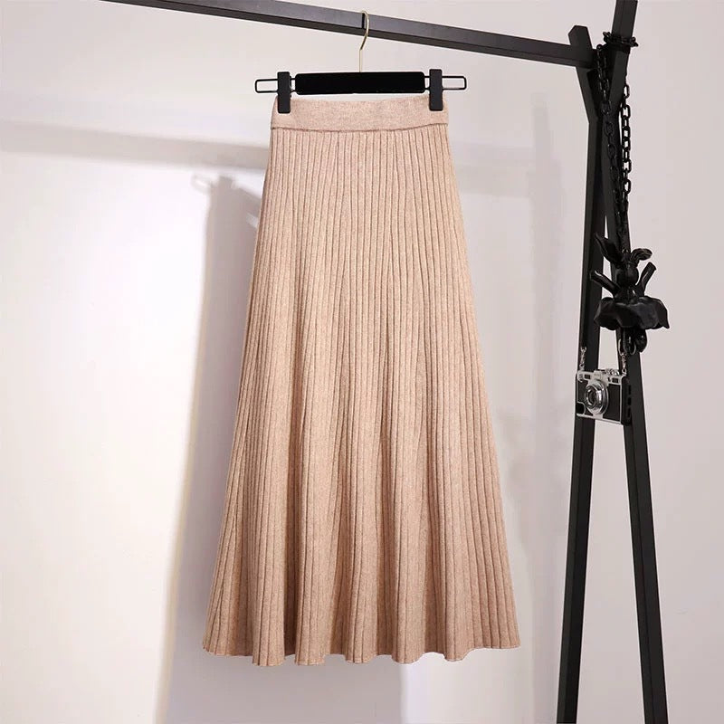 Women's Flowing Pleated Skirt Mune Fashion