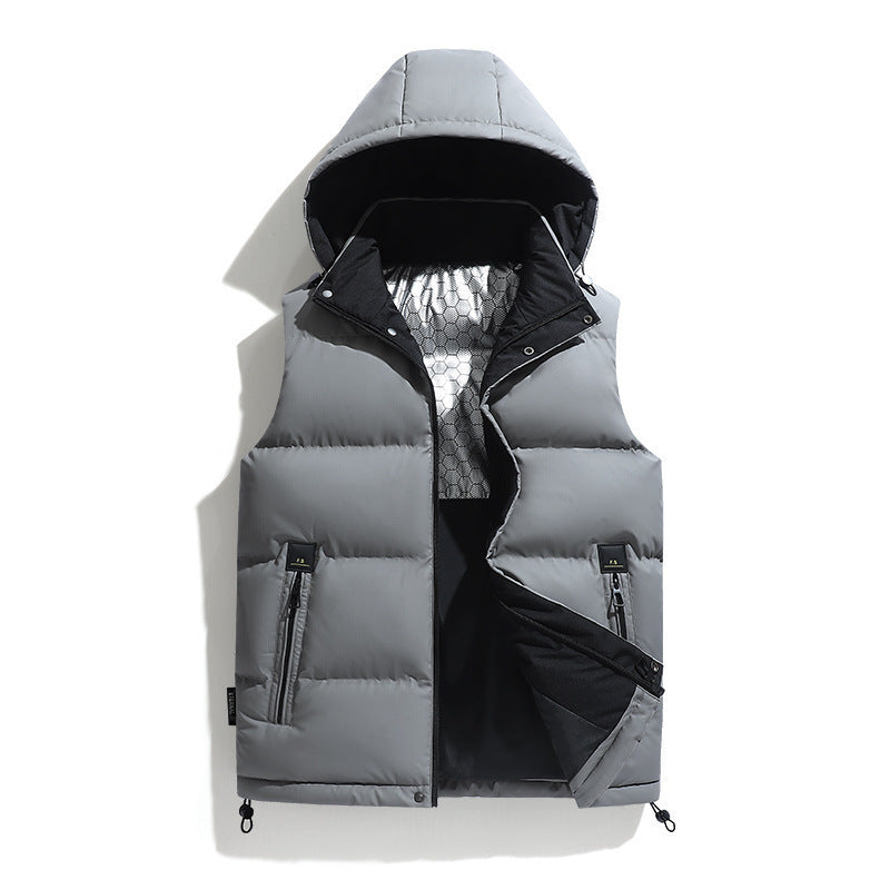 Men's Padded Hooded Vest Mune Fashion