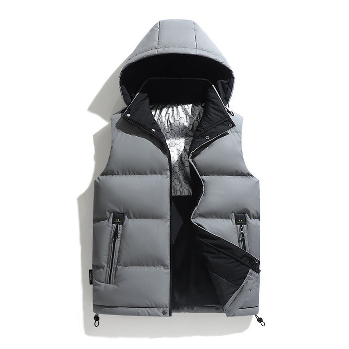 Men's Padded Hooded Vest Mune Fashion