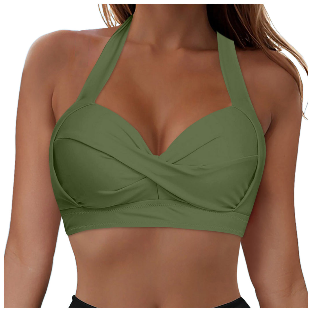 Women's Stylish Bikini Top with Wrap Design Mune Fashion