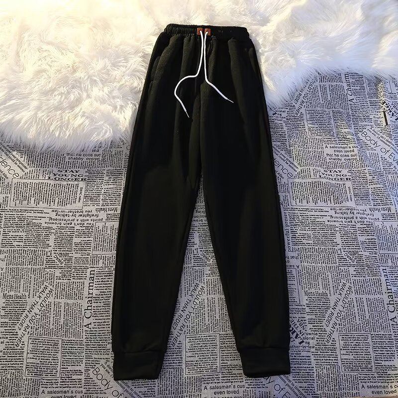 Women's Comfortable Leisure Pants with Elastic Waistband Mune Fashion