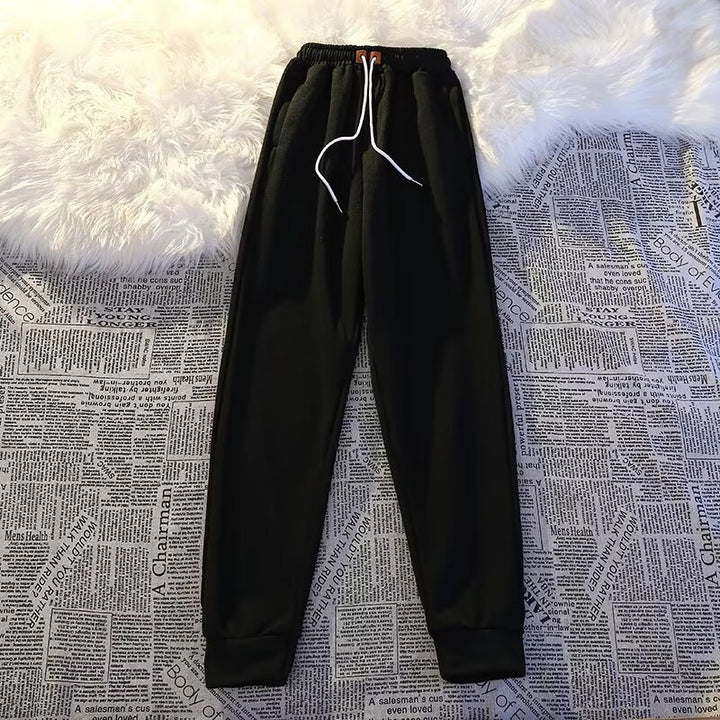 Women's Comfortable Leisure Pants with Elastic Waistband Mune Fashion