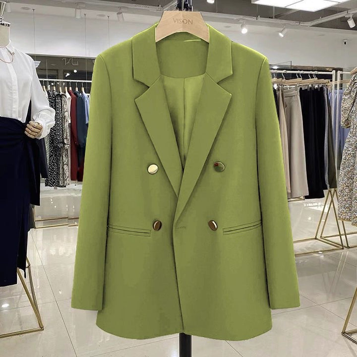 Ladies Stylish Double-Breasted Blazer Mune Fashion