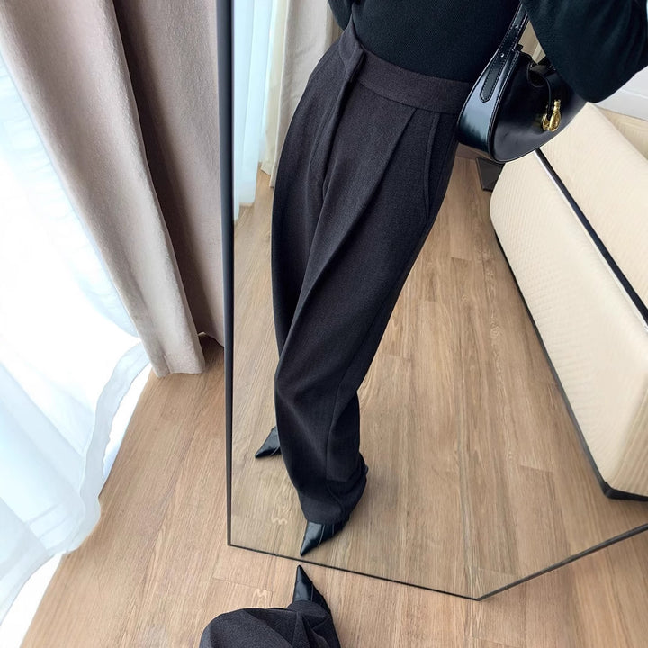 Women's Elegant High-Waisted Pants Mune Fashion