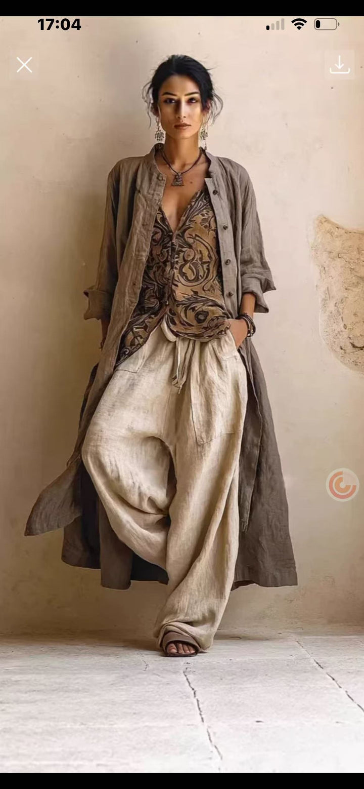 Women airy linen blouse Mune Fashion