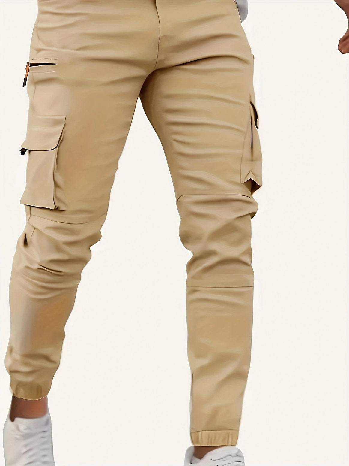 Men's tapered utility cargo pants with zip pocket, flap pockets, and D-ring Mune Fashion