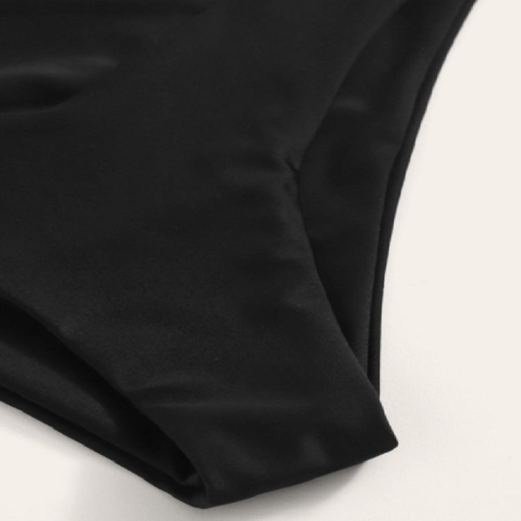 Women's High-Cut Bikini Bottom with Stylish V-Neck Mune Fashion