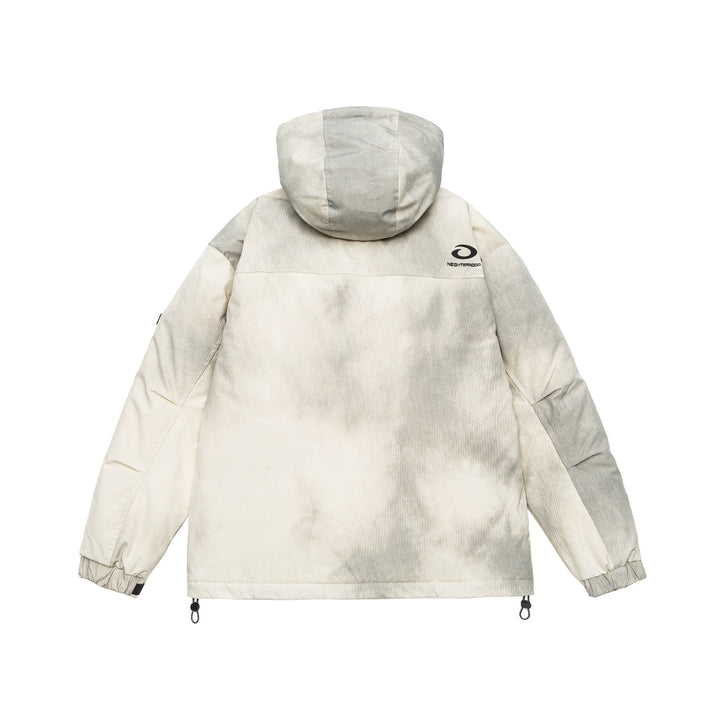 Men's Padded Parka Jacket with Hood and Utility Pockets Mune Fashion