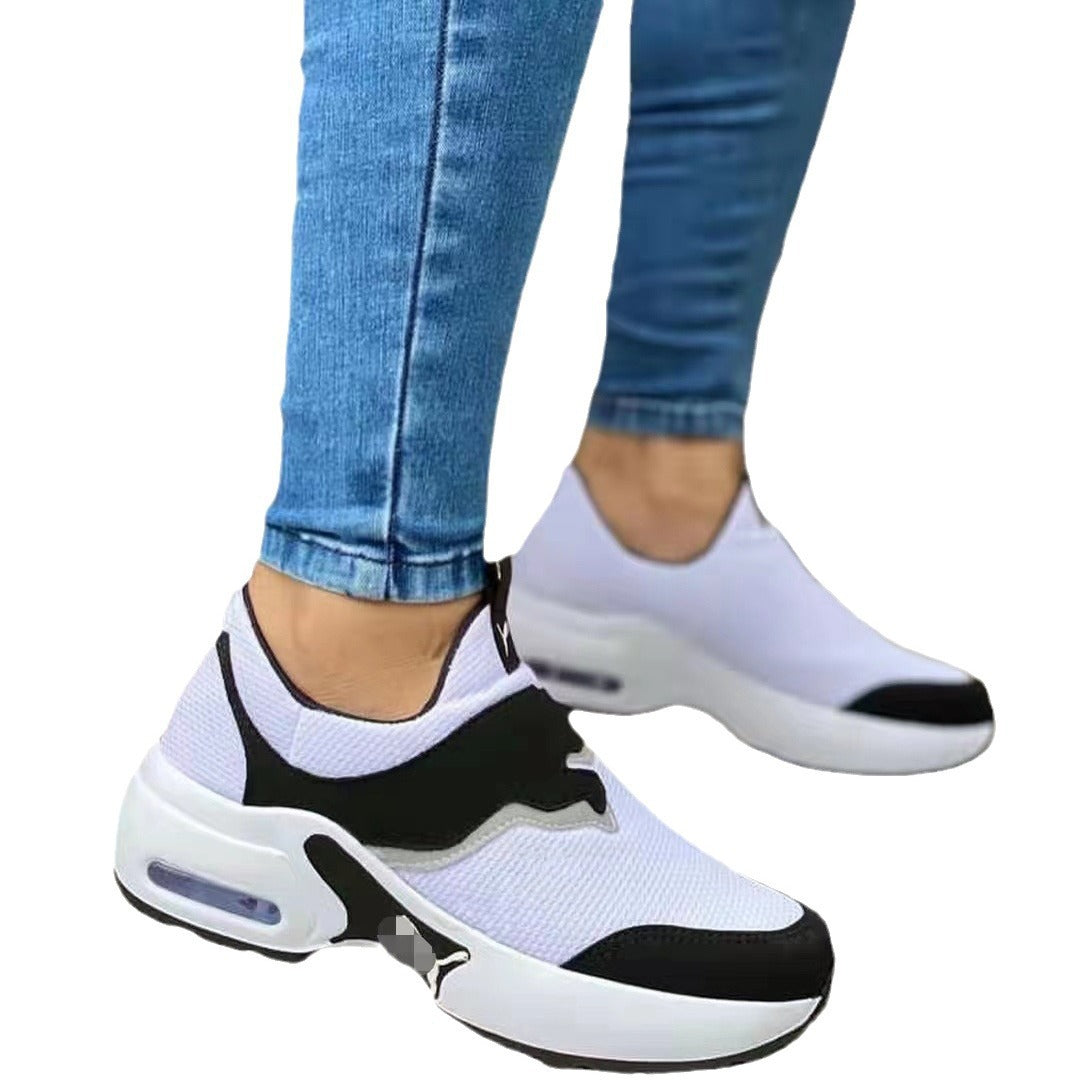 Women's comfort sneaker with breathable mesh upper and padded sole Mune Fashion