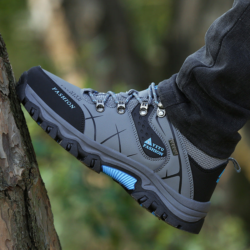 Men's Robust Trekking and Trail Sneakers with Profiled Grip Mune Fashion