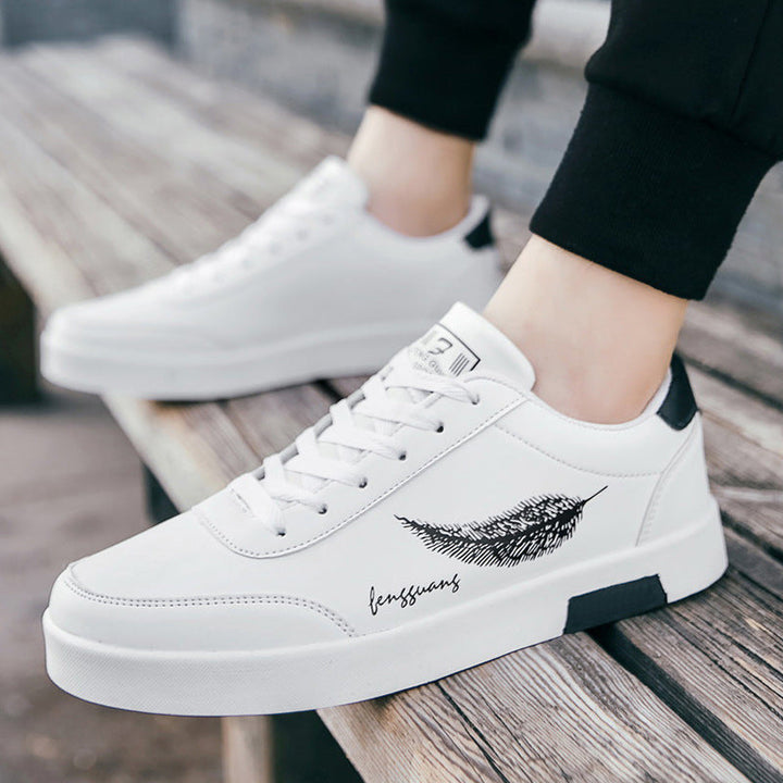 Women's Fashion Sneakers with Distinctive Feather Design and Sporty Comfort Mune Fashion