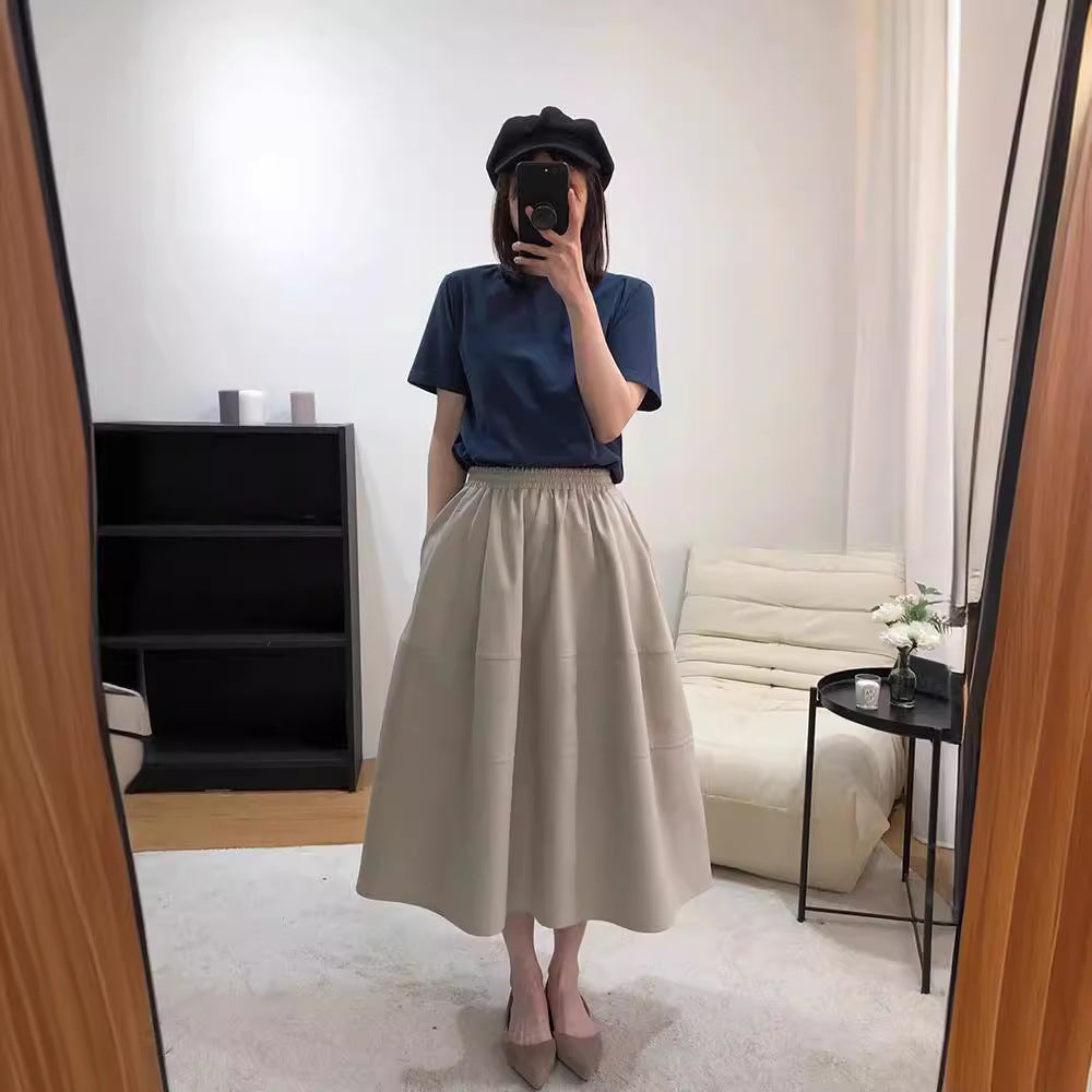 Women Stylish and Elegant Pleated Skirt Mune Fashion