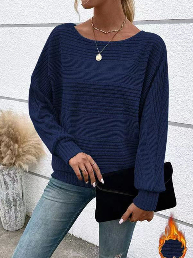 Women Comfortable Knit Sweater Mune Fashion