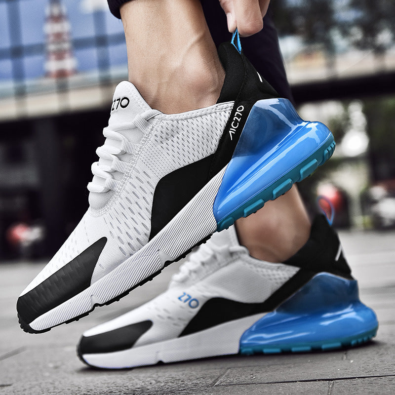 Men's urban knit runner with oversized heel air capsule and shock-absorbing platform sole Mune Fashion