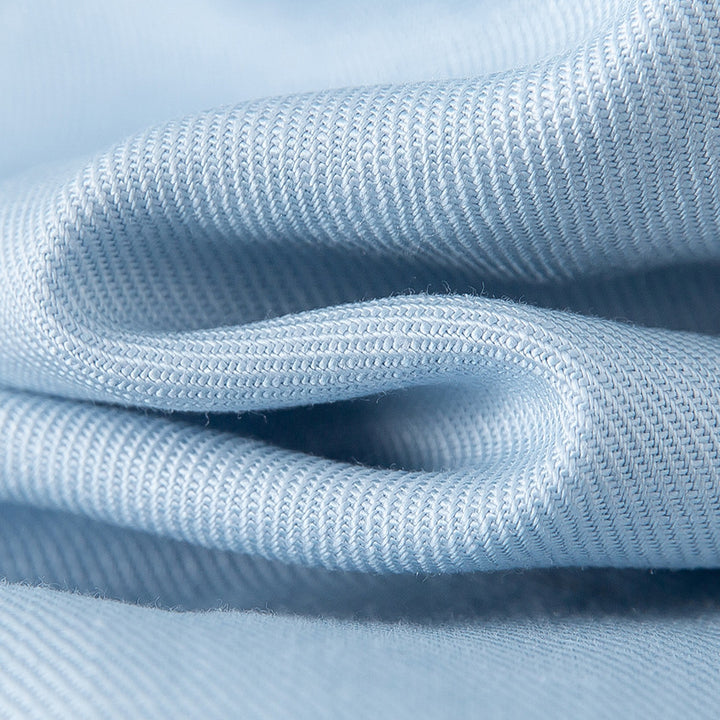 Women's wide linen-look trousers with high waist, crease and elastic back Mune Fashion