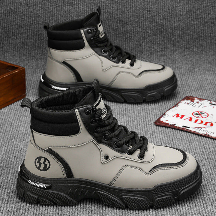 Women's trendy high-top sneakers with non-slip sole and breathable construction Mune Fashion
