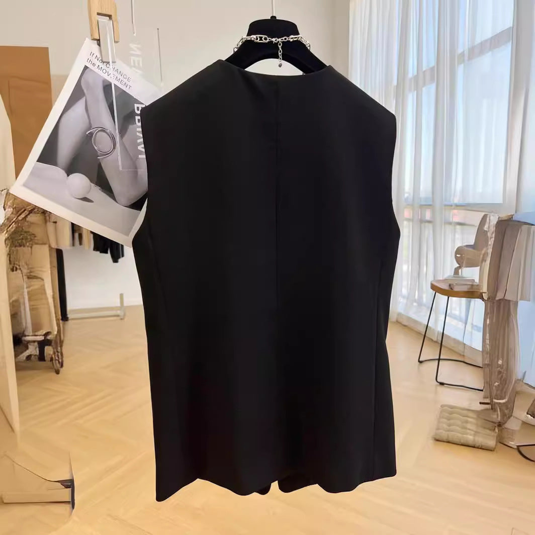 Women's sleeveless blazer vest Mune Fashion
