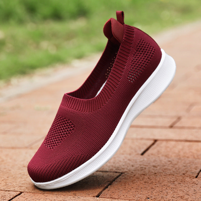 Women's seamless slip-on comfort shoe with elastic mesh upper and feather-light EVA outsole Mune Fashion