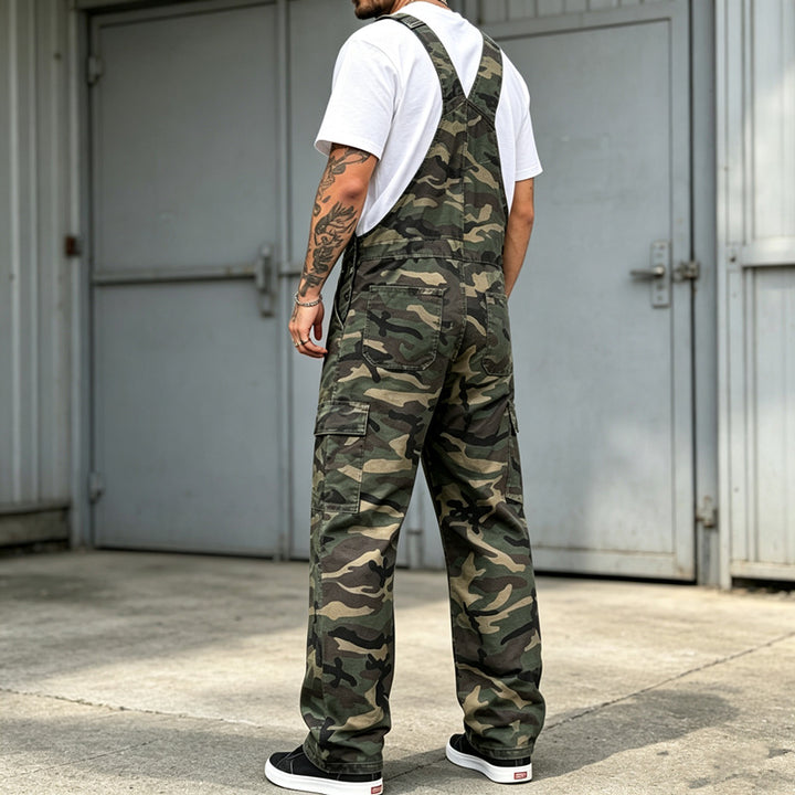 Men's Fashion Camouflage Overalls Mune Fashion