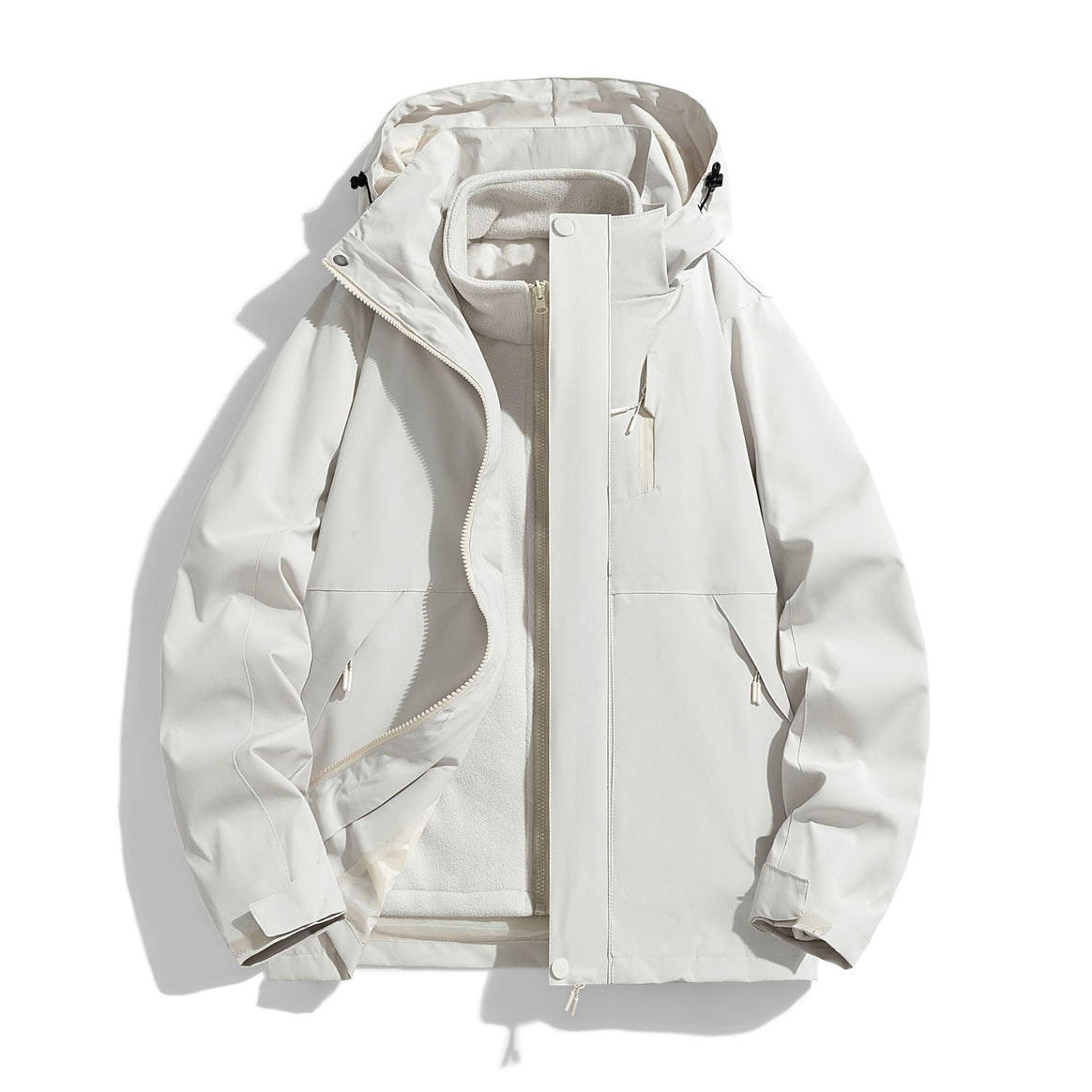 Men's Urban Functional Parka with Fleece Lining and Hood Mune Fashion