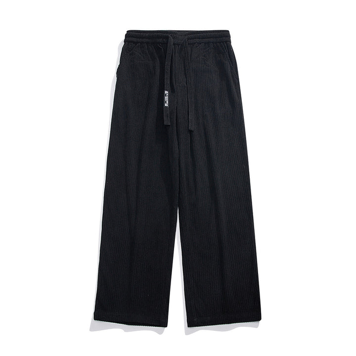 Men Wide-Cut Stripe Steel Pants Mune Fashion