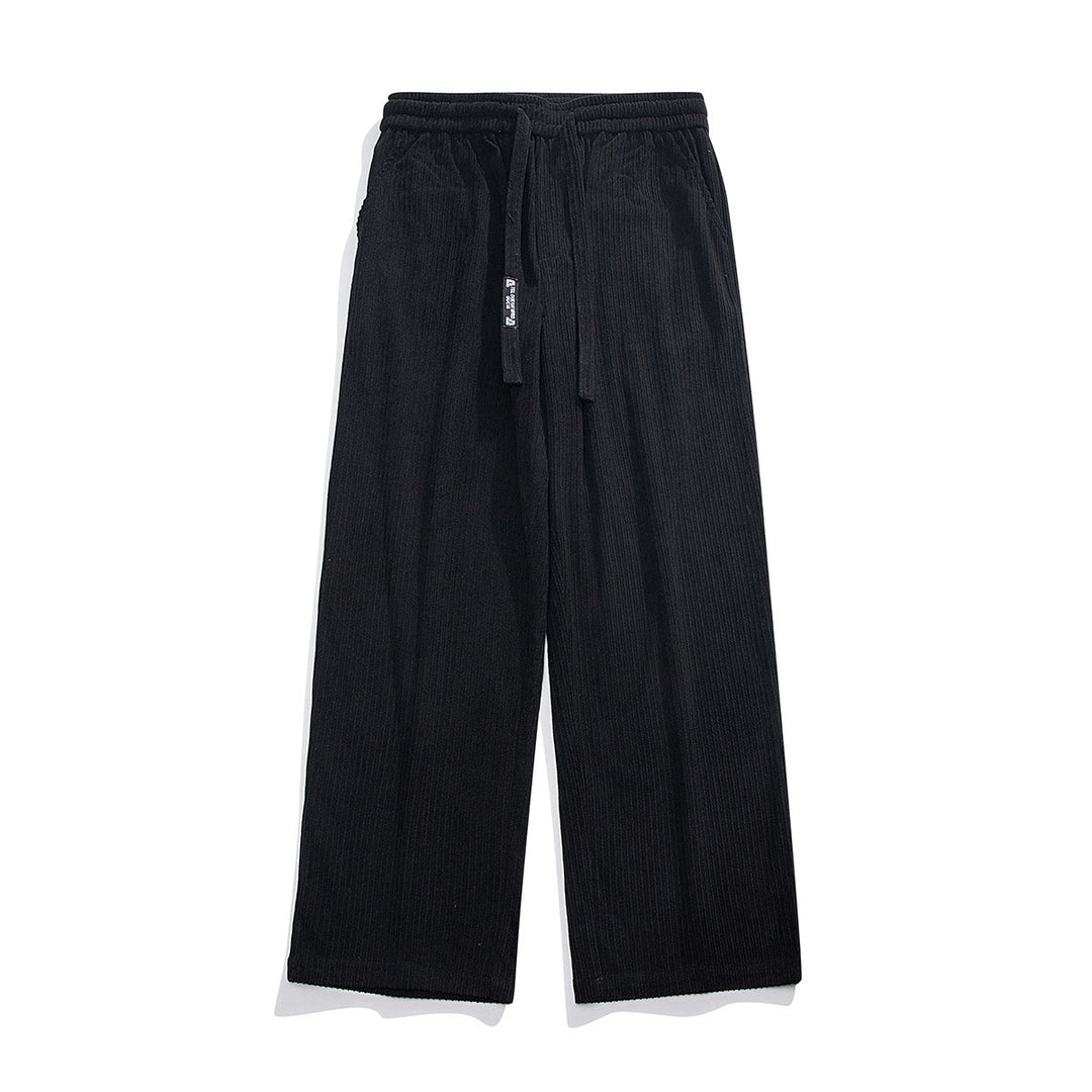 Men Wide-Cut Stripe Steel Pants Mune Fashion