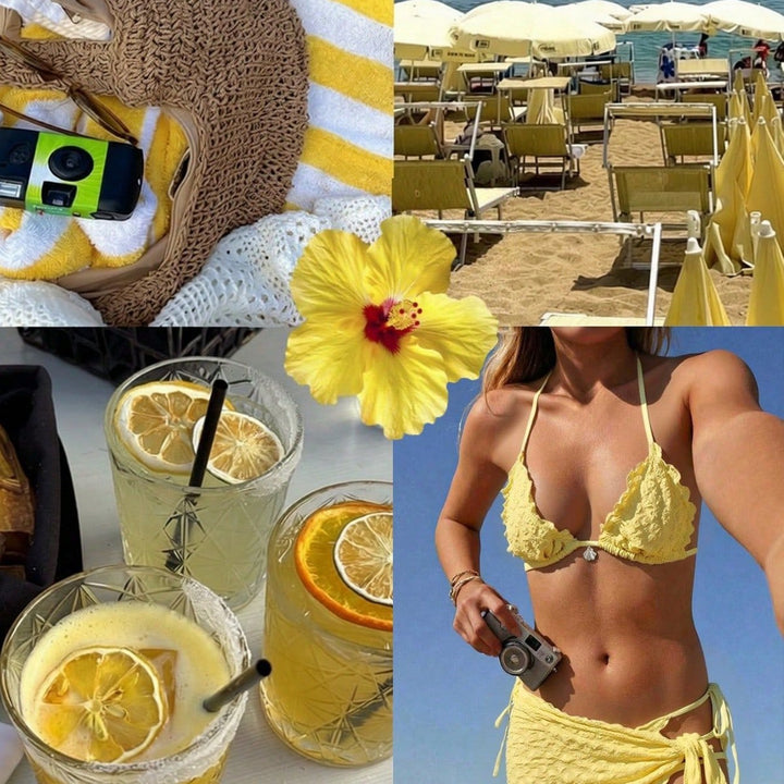 Women's Bikini Set with Ruffles Mune Fashion