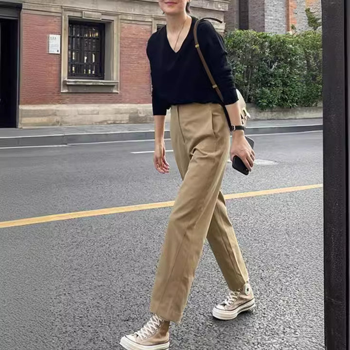 Ladies Comfortable and Elegant Chino Pants Mune Fashion