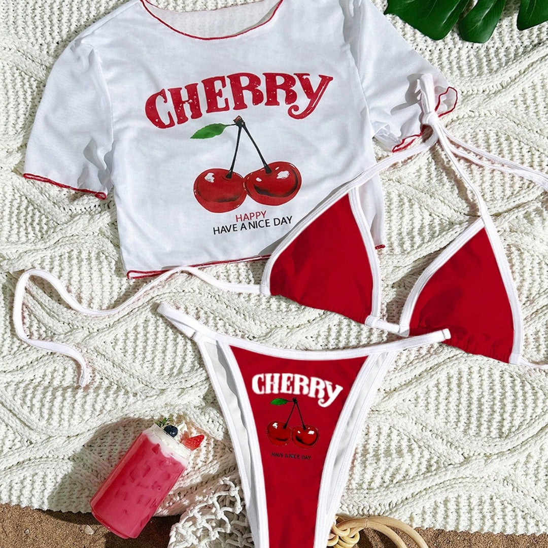 Women's Sporty Bikini with Transparent Top Mune Fashion