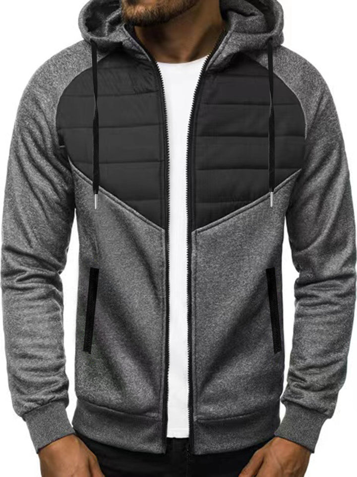 Men's sporty hooded jacket with synthetic fiber filling Mune Fashion