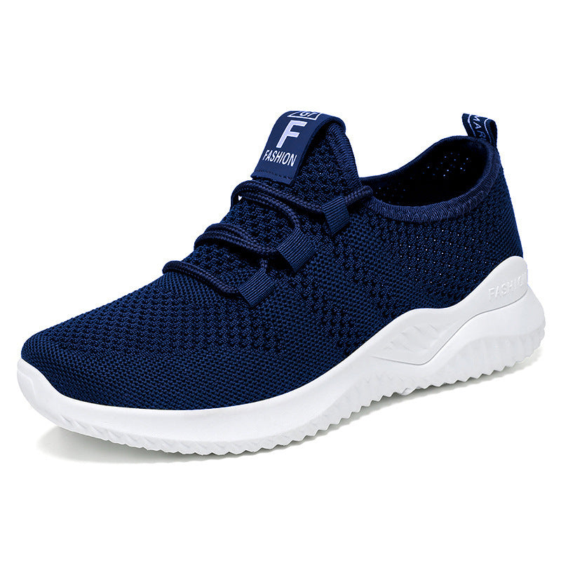 Unisex nan lightweight knit sneakers with elastic slip-on construction and cushioning EVA sole Mune Fashion