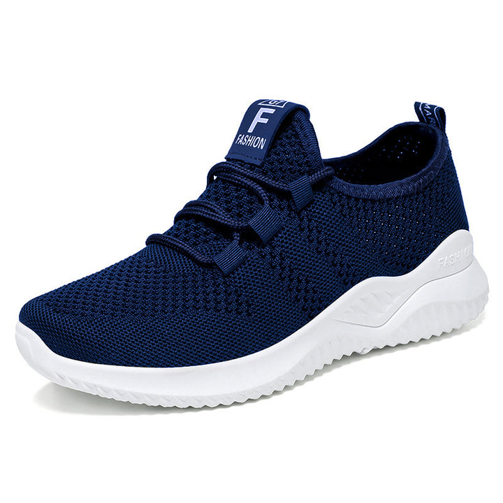 Unisex nan lightweight knit sneakers with elastic slip-on construction and cushioning EVA sole Mune Fashion